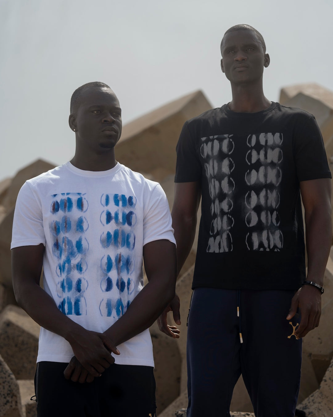 T-shirt Imprimé Tie-dye (Noir)