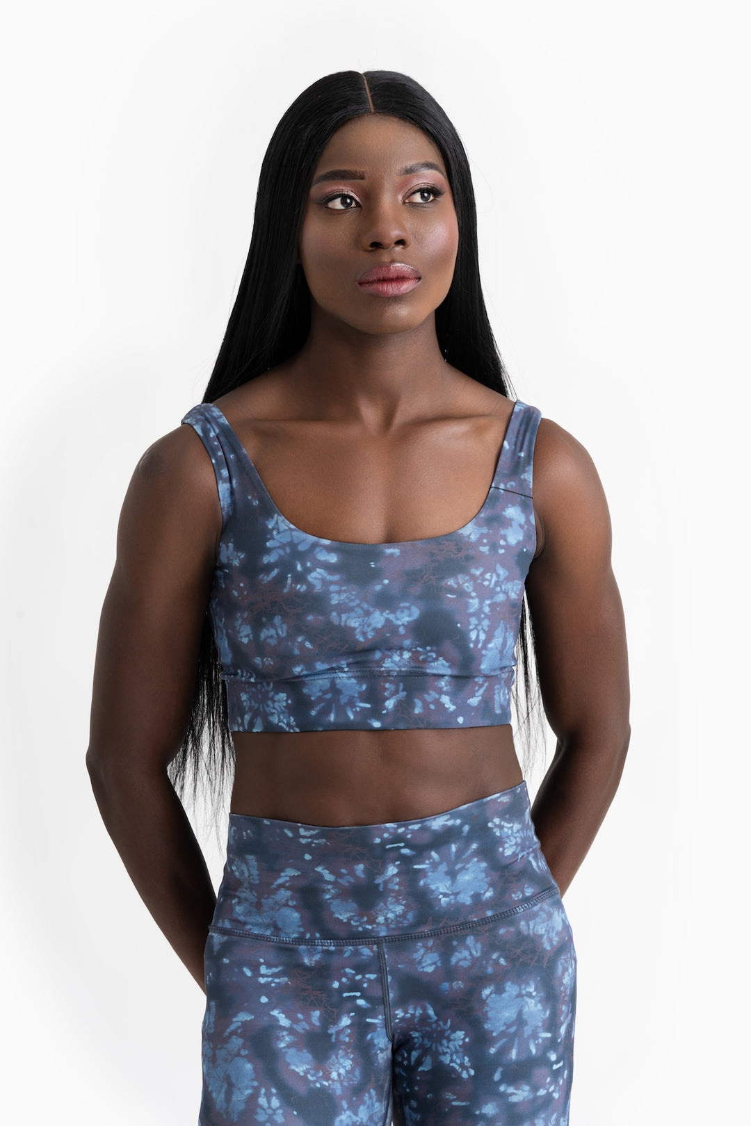 Crop Tank Top (Bleu)